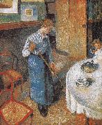 Camille Pissarro maid oil painting reproduction
